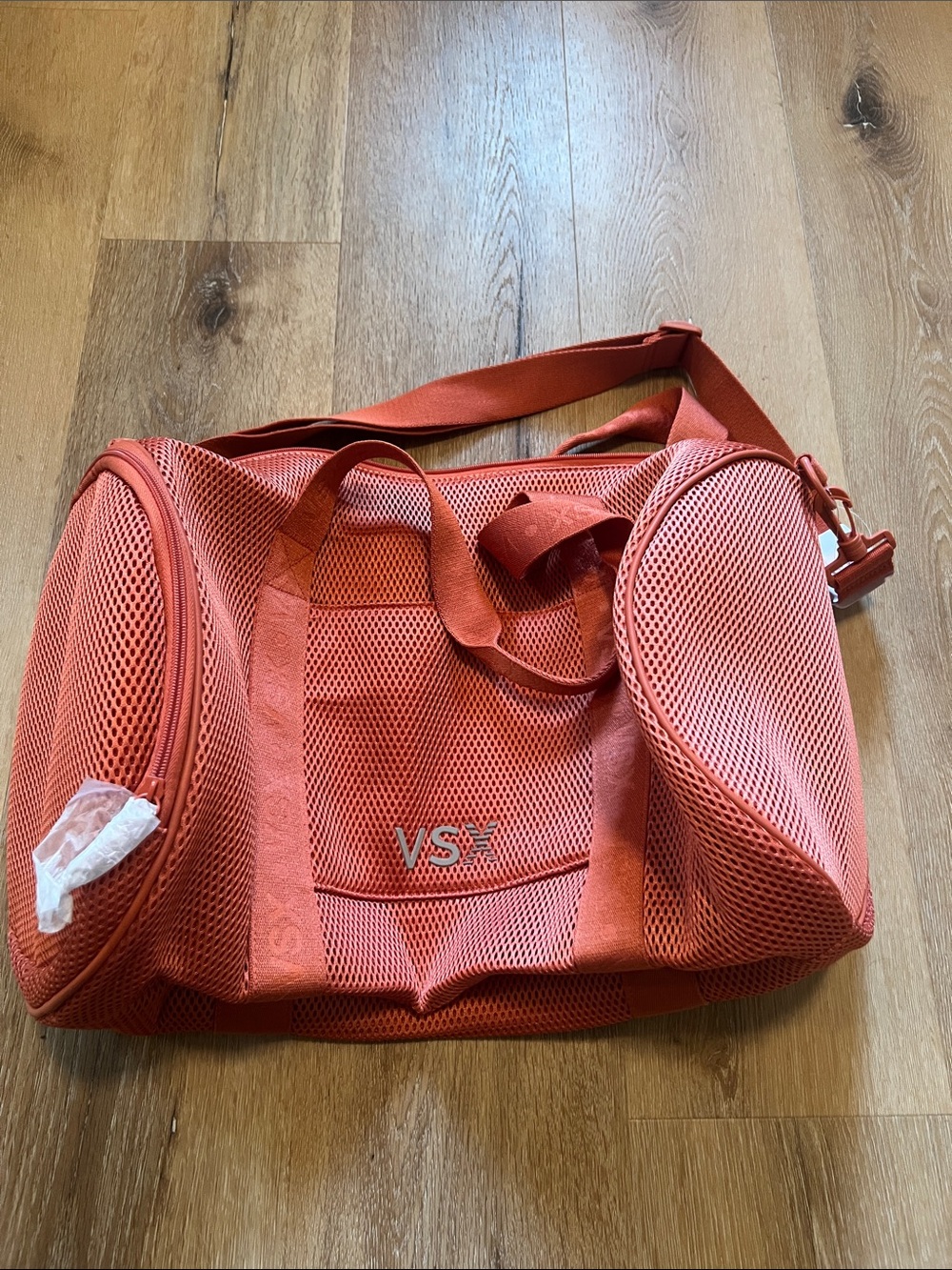 NWT VSX Coral rMesh Weekend Gym Tote Victoria Secret